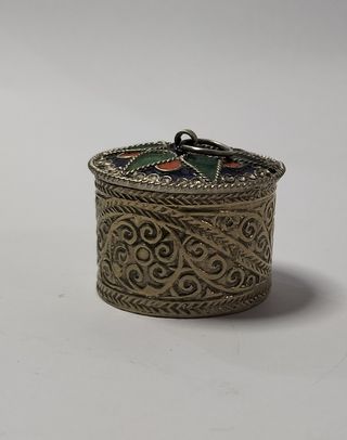 Cajita bereber plata 