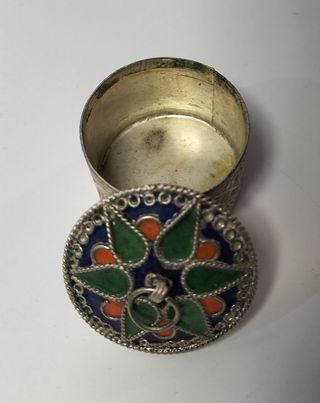 Cajita bereber plata 