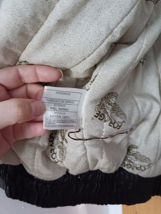 Cazadora de piel Hombre