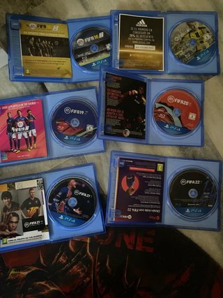 Pack Fifas 16,17,19,20,21,22 y 23