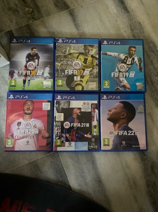 Pack Fifas 16,17,19,20,21,22 y 23