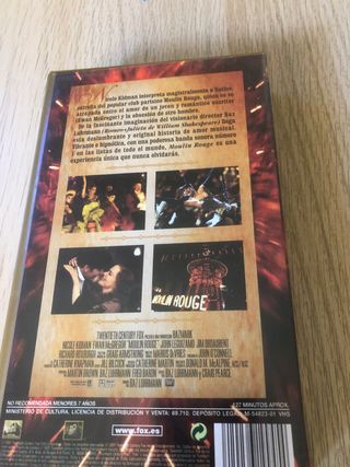 película vhs Moulin Rouge original