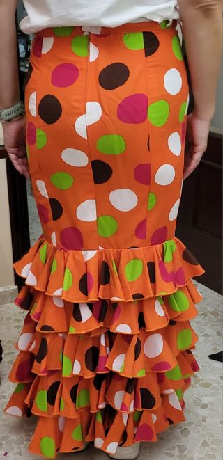 Falda de flamenca