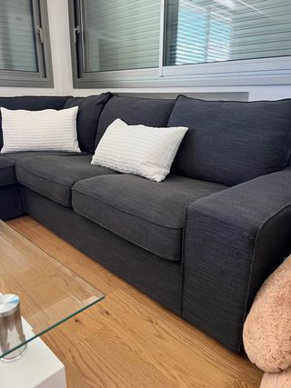 Sofa Kivik Ikea Rinconera Gunnared gris 5 plazas