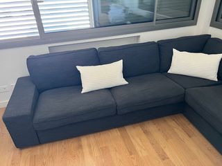 Sofa Kivik Ikea Rinconera Gunnared gris 5 plazas