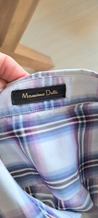 Camisa Massimo Dutti t40 100% algodón