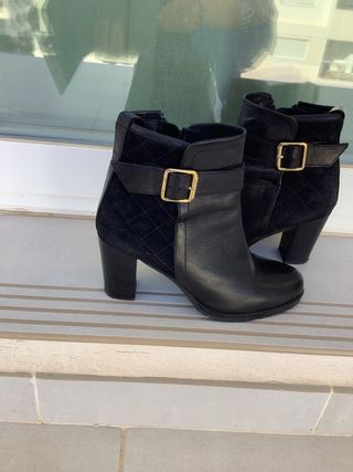 Botines ZENDRA PIEL AUTENTICA 38 _ 40€