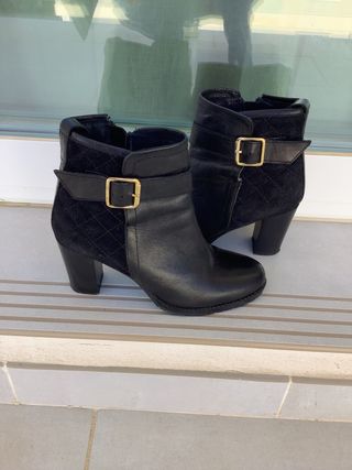 Botines ZENDRA PIEL AUTENTICA 38 _ 40€