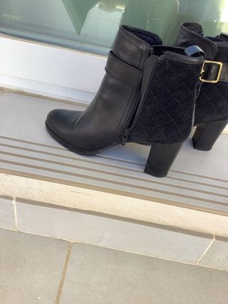 Botines ZENDRA PIEL AUTENTICA 38 _ 40€