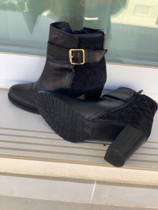 Botines ZENDRA PIEL AUTENTICA 38 _ 40€