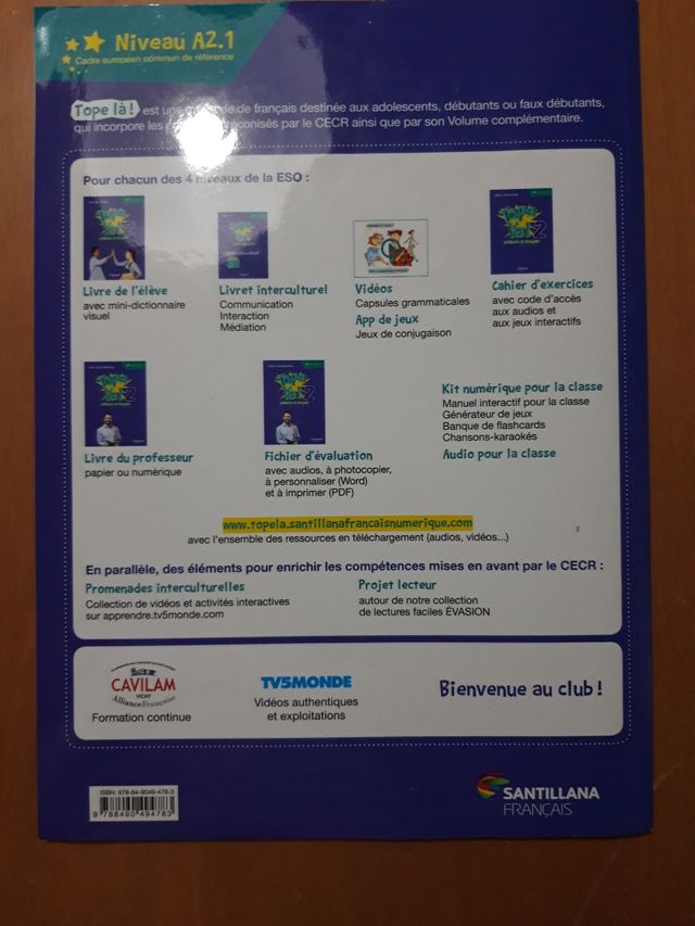 Libro ejercicio francés