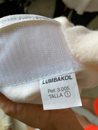 Faja protección dorso lumbar. NUEVO ORTOPEDIA