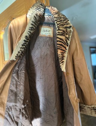 chaqueta de piel para mujer