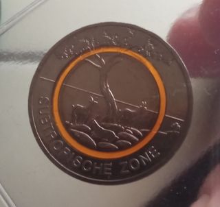 5 euro Alemania "Zona subtropical" polimero