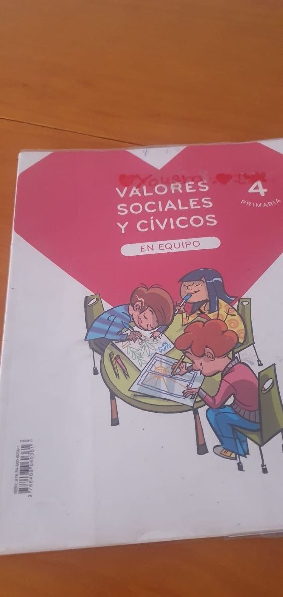 Valores libro 4 primaria