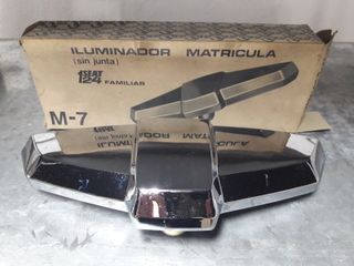 PILOTO MATRICULA SEAT 124 FAMILIAR