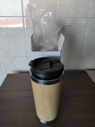 Copo térmico de bambú