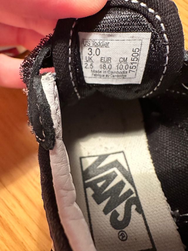 Vans bebé