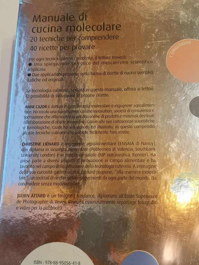 Manuale di cucina molecolare