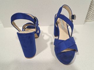 Sandalias azul eléctrico T36