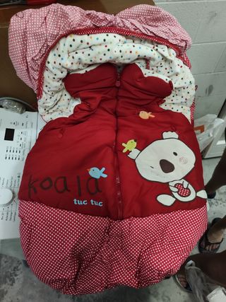 Saco para carro bebe marca tuc tuc