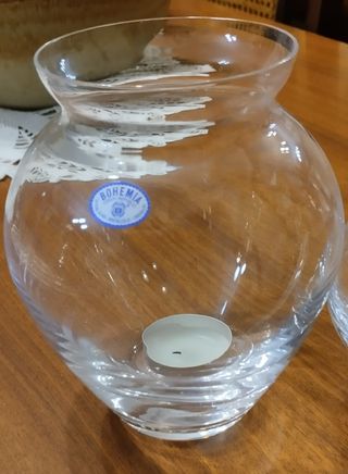 Portacandele in vetro