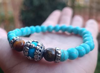Pulsera de hombre con detalles de acero