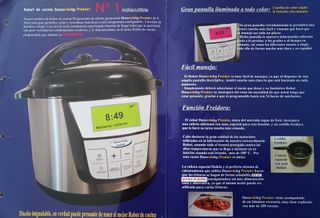 Robot freidora de cocina.