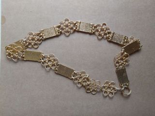 Cinturón (Ref. CI-6) dorado con flores