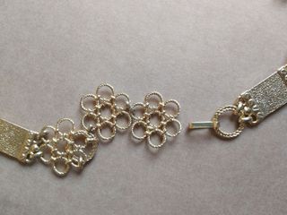 Cinturón (Ref. CI-6) dorado con flores