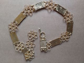 Cinturón (Ref. CI-6) dorado con flores