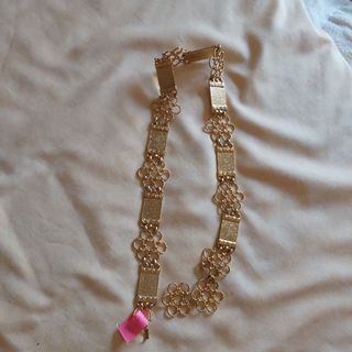 Cinturón (Ref. CI-6) dorado con flores