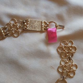 Cinturón (Ref. CI-6) dorado con flores