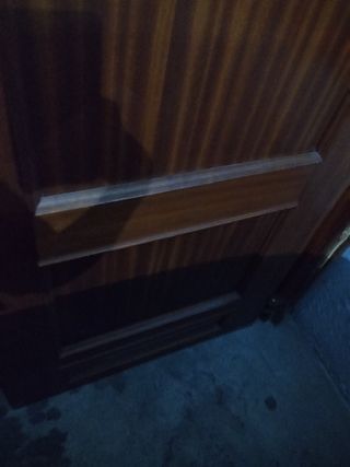 Puerta madera Sapelly Uniarte ciega "a izquierdas"