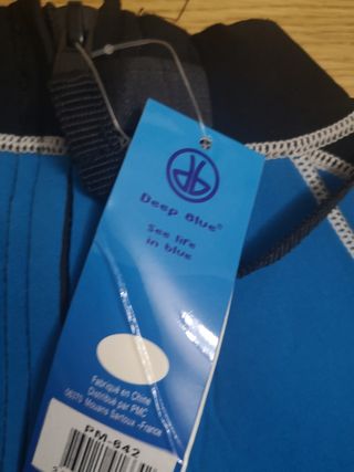 Neopreno manga corta Deep blue