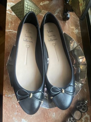 manoletinas bailarinas negras 38 Sfera