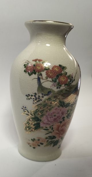 Antiguo jarrón porcelana japonesa 