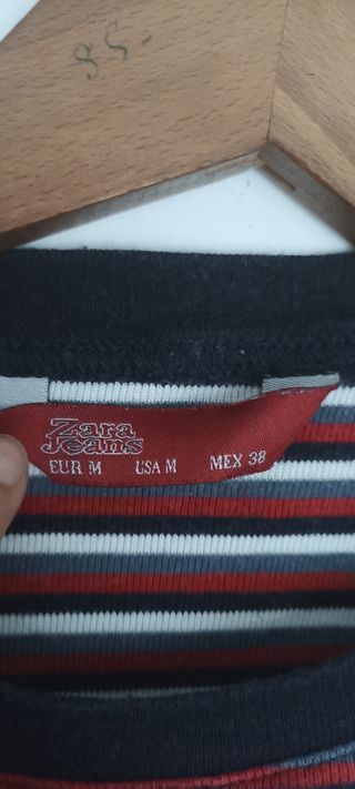 Camiseta rayas zara hombre 