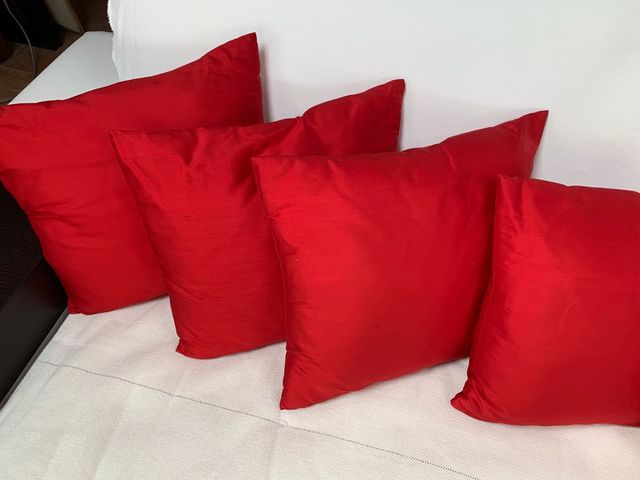 Cojines de seda