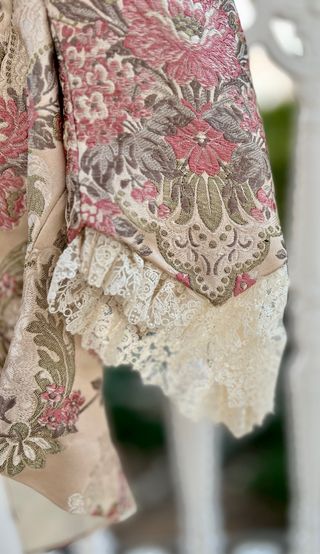 Traje fallera dorado rosa talla 1214 o 36