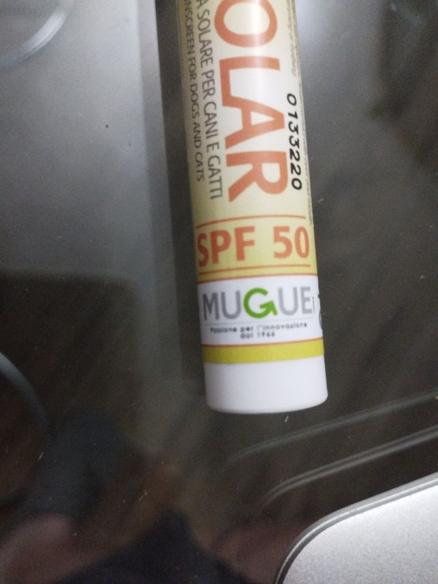 Crema solare per cani e gatti spf 50