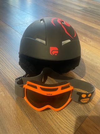 casco esqui Cairn + Gafas esqui Bolle