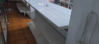 estanterías, mostradores, vitrinas, expositores