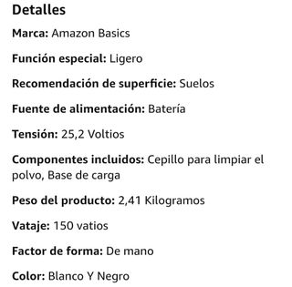 ASPIRADORA SIN CABLE 2 EN 1