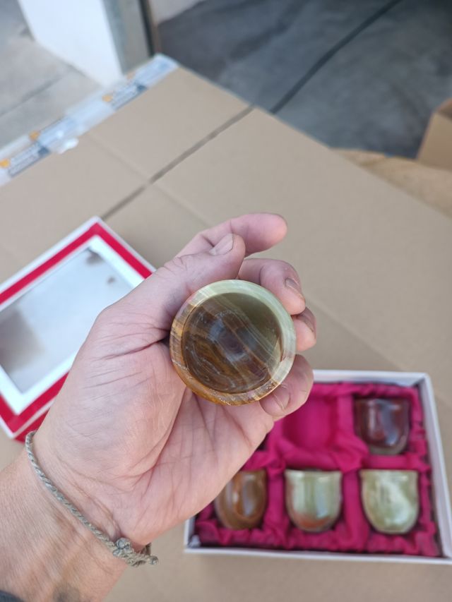 VASOS CHUPITO MARMOL