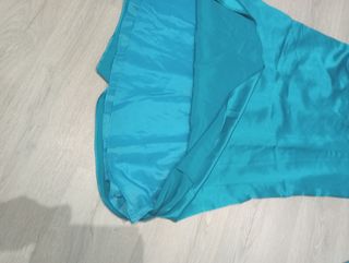 Vestido fiesta corsé azul S Luisa Jaró