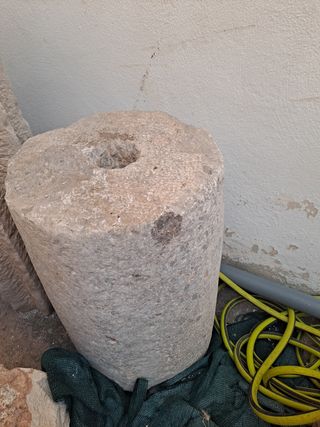 Rulo de piedra viva