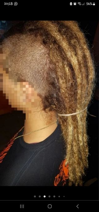 Rastas repaso reparación de raíces medios y puntas