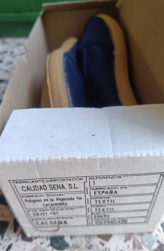 Zapatillas alpargatas número 41