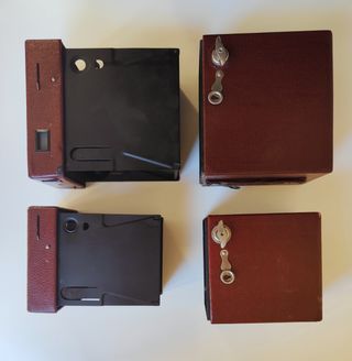 2 box cámeras Kodak Rainbow Hawk-Eye No. 2 (1930)